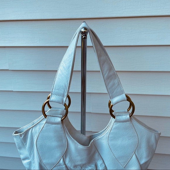 White Leather Bag - Picture 4 of 17